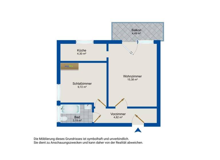 Wohnung zum Kauf 225.000 € 2 Zimmer 37,4 m² 3. Geschoss Salzburg 5020