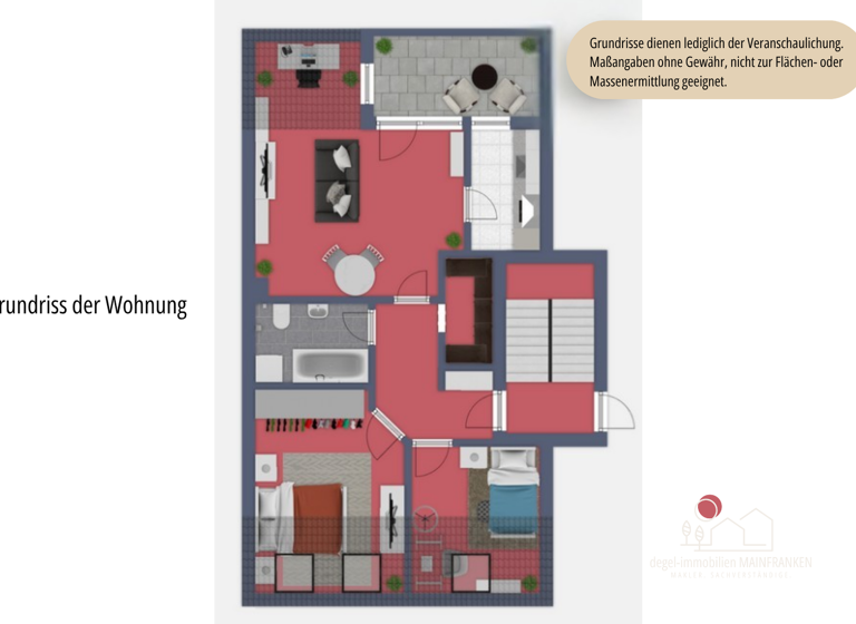 Wohnung zum Kauf 249.000 € 3 Zimmer 70 m² frei ab sofort Bamberg 96049