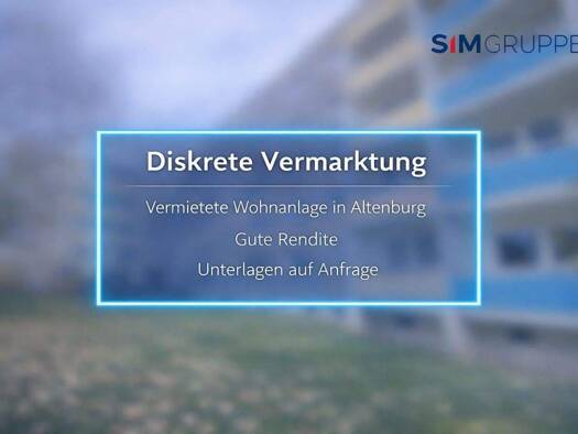 Mehrfamilienhaus zum Kauf als Kapitalanlage geeignet 757.000 € 6.255,4 m² 6.805 m² Grundstück Ahornstraße 19 Altenburg 04600
