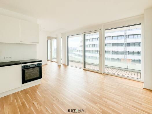 Wohnung zur Miete - Erstbezug 1.067 € 2 Zimmer 46,6 m² 1. Geschoss Wagramer Straße Wien 1220