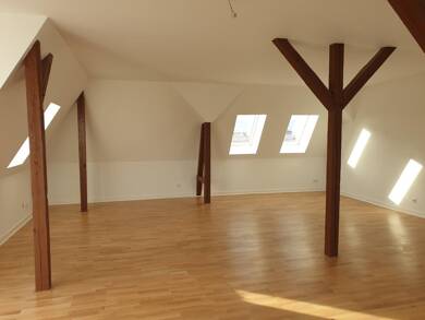 Wohnung zur Miete 1.250 € 4 Zimmer 121,5 m² Dachgeschoss, 4. Geschoss Landsberger Straße 146 Lindenthal Leipzig 04158