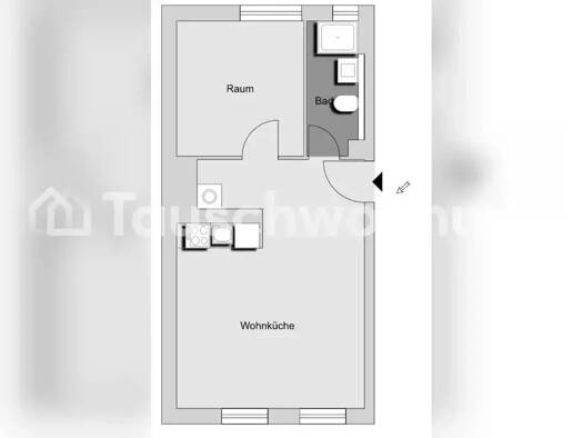 Wohnung zur Miete Tauschwohnung 748 € 2 Zimmer 40,2 m² Maxvorstadt München 80333