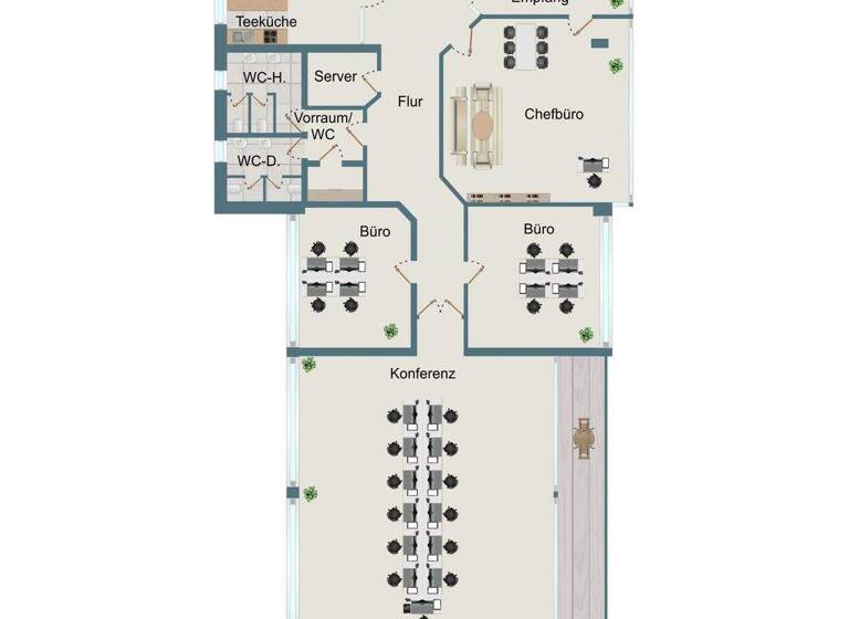 Bürofläche zur Miete 3.500 € 6 Zimmer 502,3 m² Bürofläche Laichingen 89150