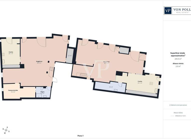 Mehrfamilienhaus zum Kauf 10 Zimmer 448,4 m² 4.323 m² Grundstück frei ab sofort Via Nozarego 8 Santa Margherita Ligure 16038