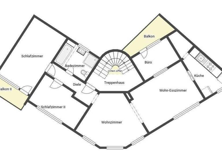 Wohnung zum Kauf provisionsfrei 202.000 € 4,5 Zimmer 86 m² 1. Geschoss Rheydt-West Mönchengladbach 41239