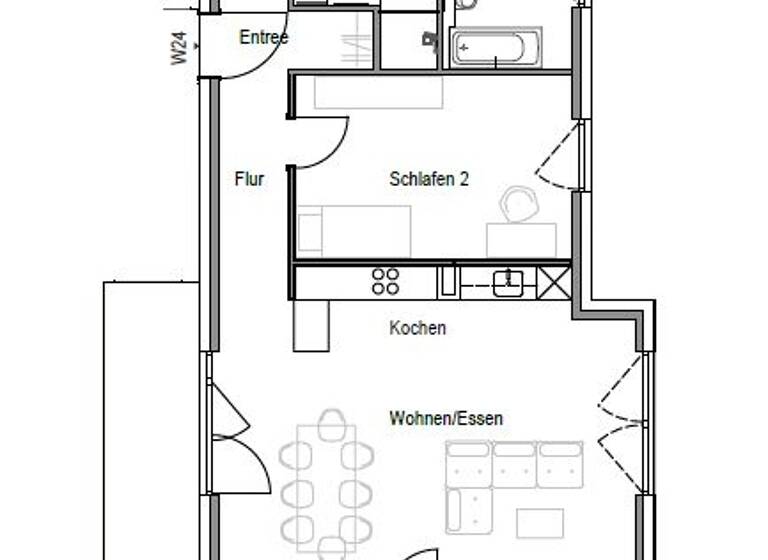 Wohnung zur Miete - Erstbezug 2.190 € 3 Zimmer 118 m² 4. Geschoss Biklenstraße 10 Untertürkheim Stuttgart 70327