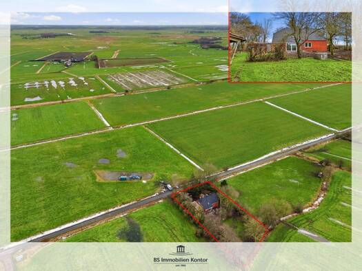 Einfamilienhaus zum Kauf 399.900 € 5 Zimmer 180 m² 1.910 m² Grundstück Pewsum Krummhörn 26736