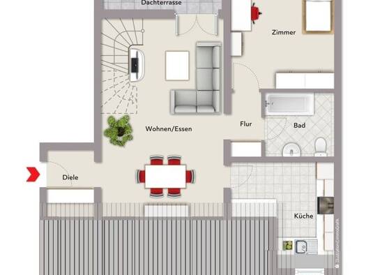 Wohnung zum Kauf 195.000 € 3 Zimmer 93 m² Feuchtwangen Feuchtwangen 91555
