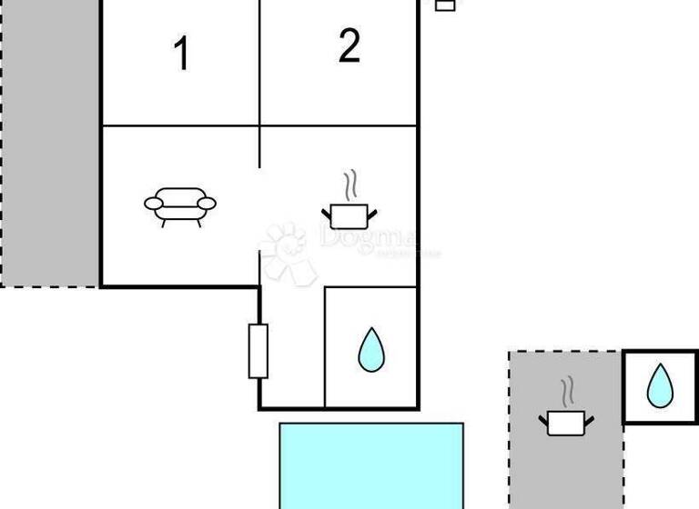 Wohnung zur Miete 950 € 3 Zimmer 94 m² 1. Geschoss Kastanjer - Gregovica
