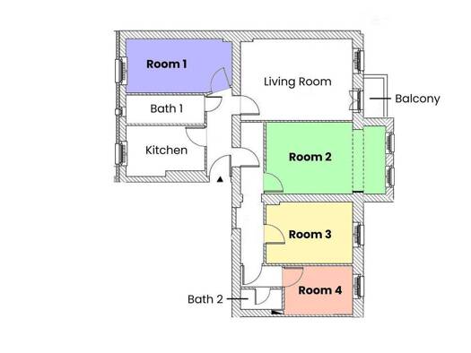 WG-Zimmer zur Miete Wohnen auf Zeit 500 € 107 m² 1. Geschoss Simon-Dach-Straße 13 Friedrichshain Berlin 10245