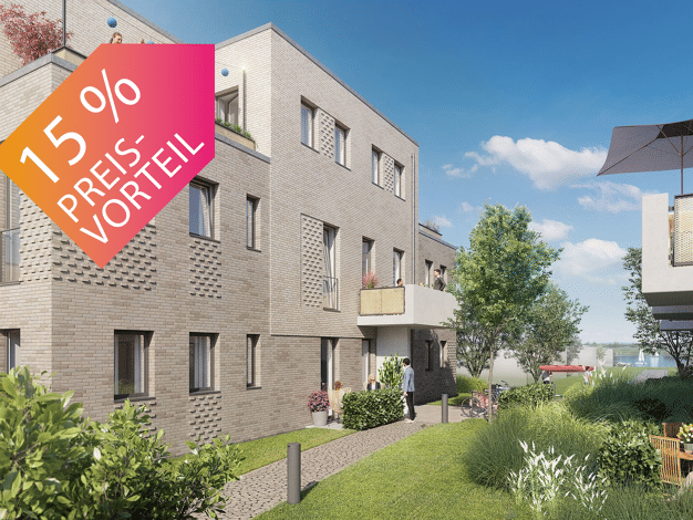 Terrassenwohnung zum Kauf - Erstbezug provisionsfrei als Kapitalanlage geeignet 166.000 € 1 Zimmer 34,7 m² Kappeln 24376