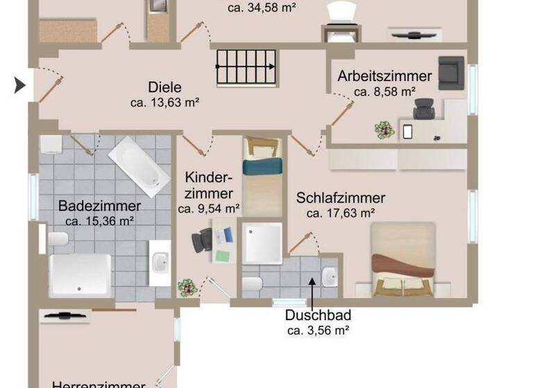 Einfamilienhaus zum Kauf 398.000 € 6 Zimmer 191,9 m² 609 m² Grundstück frei ab 01.05.2026 Ackerstraße 1 Köthen 06366