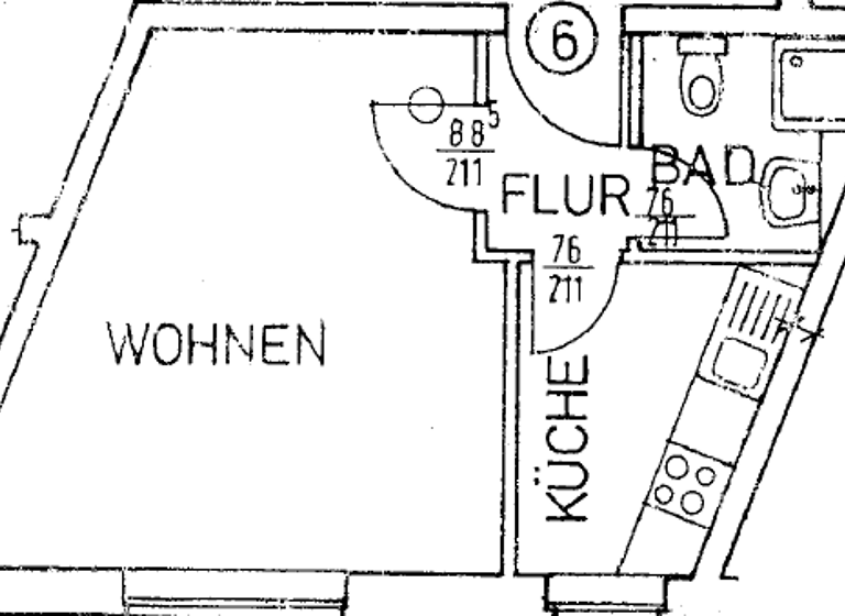 Studio zur Miete 215 € 1 Zimmer 30,7 m² 1. Geschoss frei ab sofort Wittichenau 02997