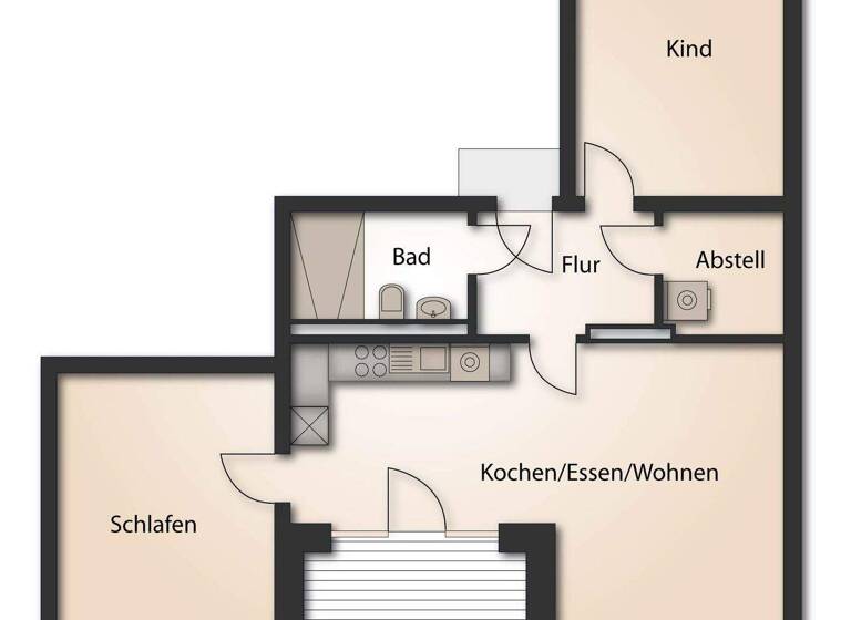 Wohnung zum Kauf - Erstbezug provisionsfrei 519.750 € 3 Zimmer 88,9 m² 3. Geschoss Leipziger Vorstadt Dresden / Leipziger Vorstadt 01097