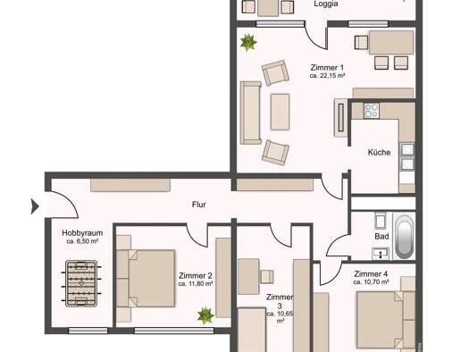 Wohnung zur Miete 1.424 € 4 Zimmer 89 m² 8. Geschoss frei ab sofort Marzahn Berlin 12687