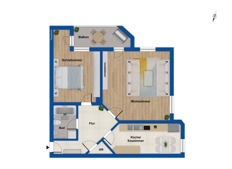Wohnung zum Kauf 265.000 € 2 Zimmer 72,3 m² Eigenes Heim Fürth 90766