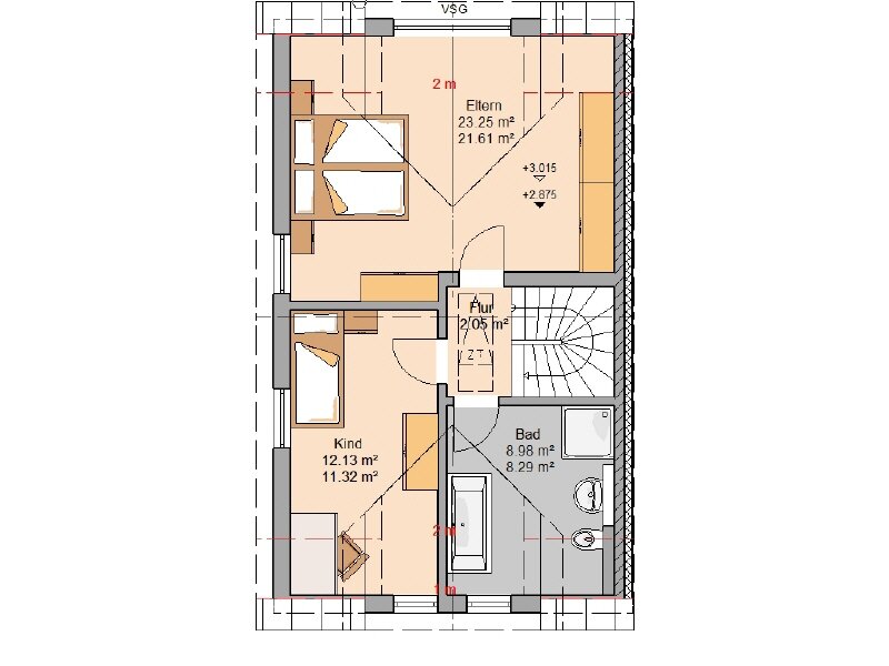 Doppelhaushälfte zum Kauf 514.637 € 3 Zimmer 92 m²<br/>Wohnfläche 460 m²<br/>Grundstück Nord Gotha 99867