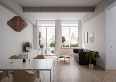 Wohnung zum Kauf - Neubau provisionsfrei 295.000 € 3 Zimmer 80 m² 1. Geschoss Heinrich-Heine-Straße 1 Schkeuditz Schkeuditz 04435