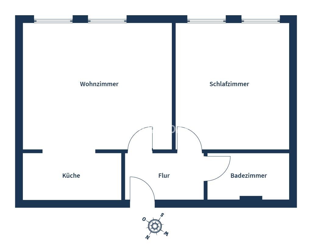 Wohnung zum Kauf 129.000 € 2 Zimmer 48,6 m²<br/>Wohnfläche 3.<br/>Geschoss 31.03.2025<br/>Verfügbarkeit Sonnenhügel 62 Osnabrück 49088