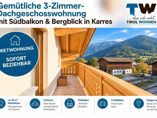 Wohnung zur Miete 800 € 80 m² Karres 6462