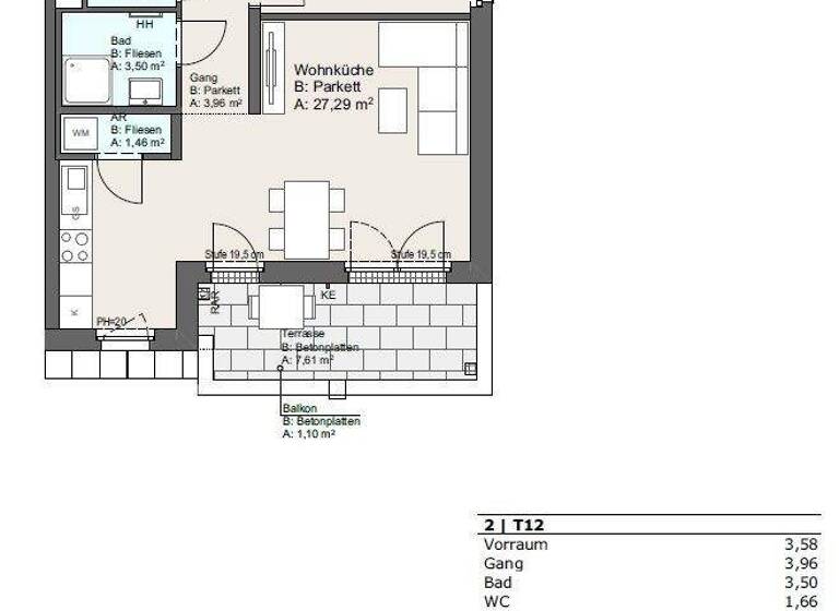 Wohnung zum Kauf 336.140 € 2 Zimmer 52,2 m² Khuenweg 5 Wien 1220