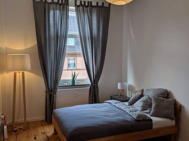 Wohnung zur Miete Wohnen auf Zeit 1.250 € 2 Zimmer 38,5 m² frei ab 02.07.2026 Flingern Nord Düsseldorf 40235