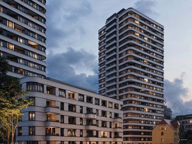 Wohnung zum Kauf - Neubau provisionsfrei 719.000 € 2 Zimmer 72,7 m² 13. Geschoss Mariane-von-Rantzau-Straße 2 Friedrichshain Berlin 10243