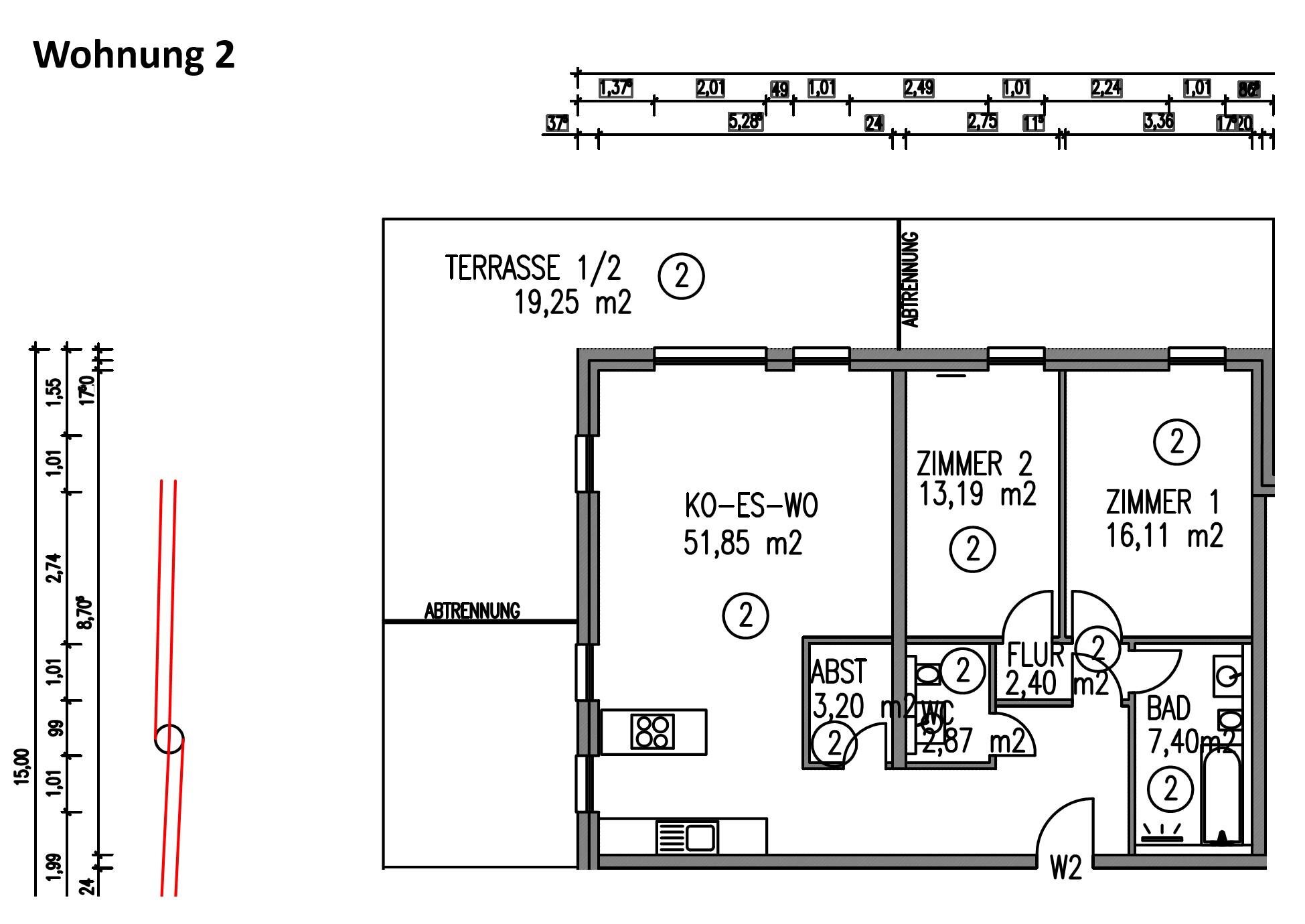 Wohnung zum Kauf provisionsfrei 598.800 € 3 Zimmer 116,3 m²<br/>Wohnfläche ab sofort<br/>Verfügbarkeit Schweich Schweich 54338