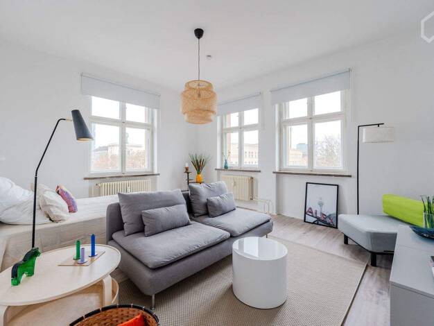 Studio zur Miete Wohnen auf Zeit 1.590 € 1 Zimmer 44 m² frei ab sofort Friedrichshain Berlin 10243