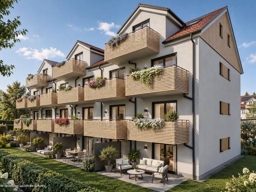 Wohnung zum Kauf - Neubau provisionsfrei 389.000 € 2 Zimmer 54,4 m² Holzkirchen Holzkirchen 83607