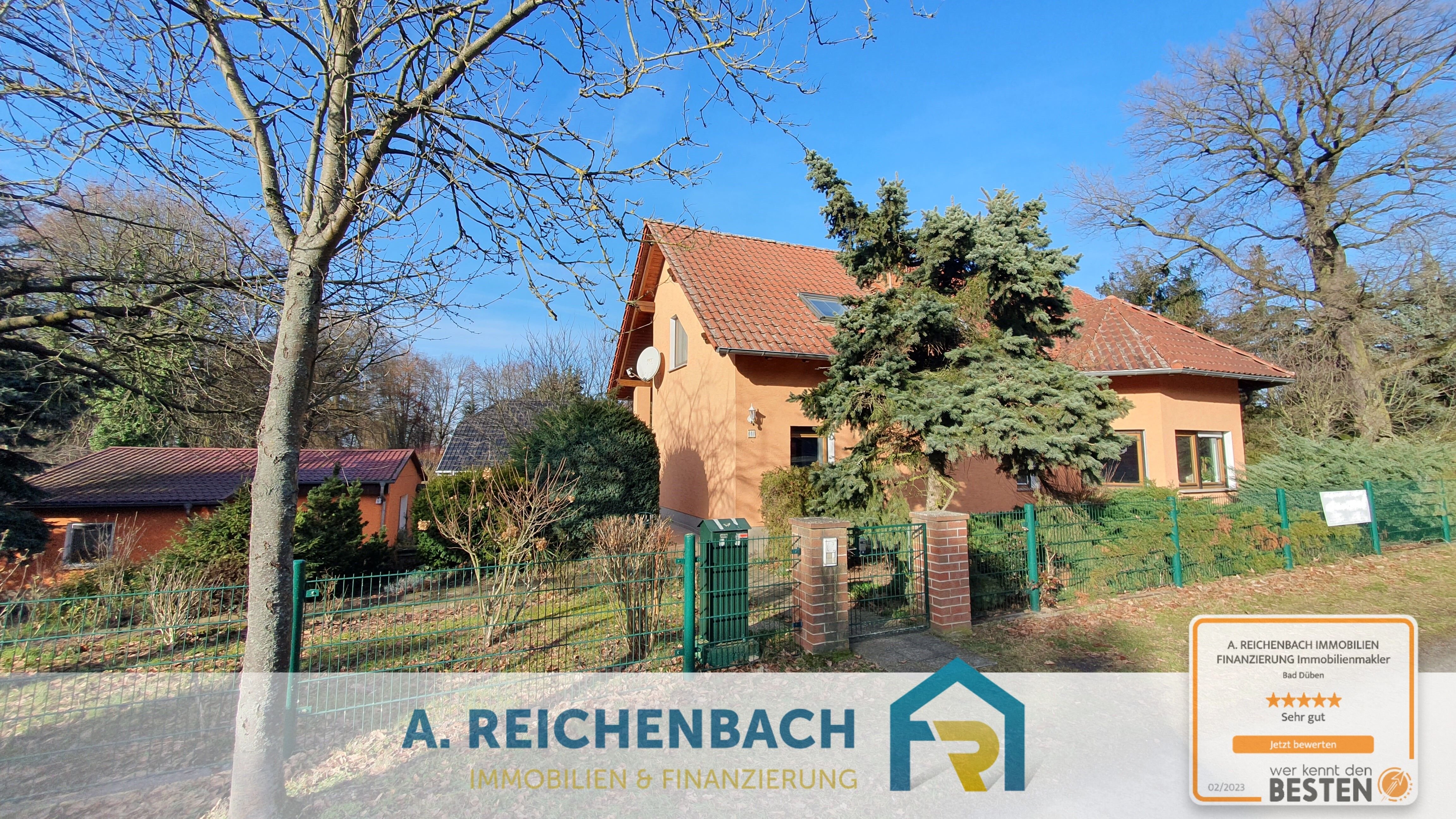 Einfamilienhaus zum Kauf 360.000 € 5 Zimmer 182 m²<br/>Wohnfläche 1.067 m²<br/>Grundstück ab sofort<br/>Verfügbarkeit Wittenberger Straße 91 b Bad Düben Bad Düben 04849