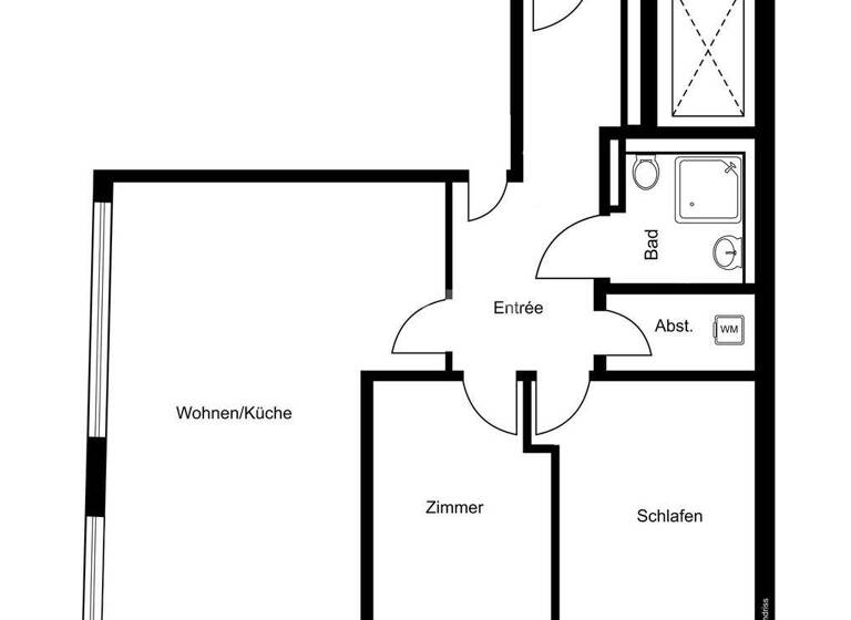 Wohnung zur Miete - Erstbezug 2.450 € 3 Zimmer 89 m² 3. Geschoss frei ab sofort Innenstadt Frankfurt am Main 60313