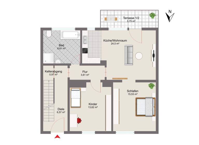Doppelhaushälfte zum Kauf 729.000 € 6 Zimmer 138 m² 420 m² Grundstück Fürstenfeldbruck 82256