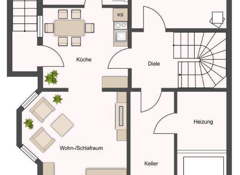 Doppelhaushälfte zum Kauf 399.000 € 5 Zimmer 124 m² 343 m² Grundstück Pommersfelden 96178