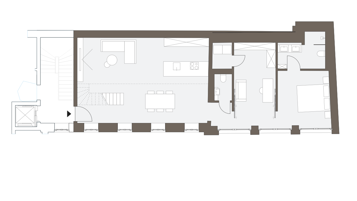 Loft zur Miete 2.680 € 4 Zimmer 149,4 m²<br/>Wohnfläche 2.<br/>Geschoss ab sofort<br/>Verfügbarkeit Blumenstr. 18 Nauwieser Viertel Saarbrücken 66111