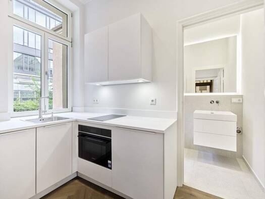 Wohnung zur Miete - Erstbezug 1.200 € 2 Zimmer 49 m² 1. Geschoss Mitte Stuttgart / Stuttgart-Mitte 70173
