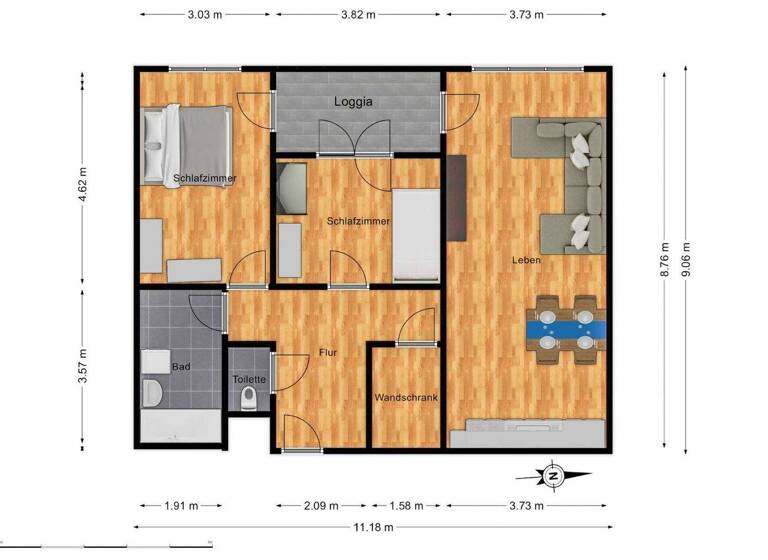 Wohnung zum Kauf 348.750 € 3 Zimmer 88 m² 4. Geschoss frei ab 01.07.2028 Wien 1230