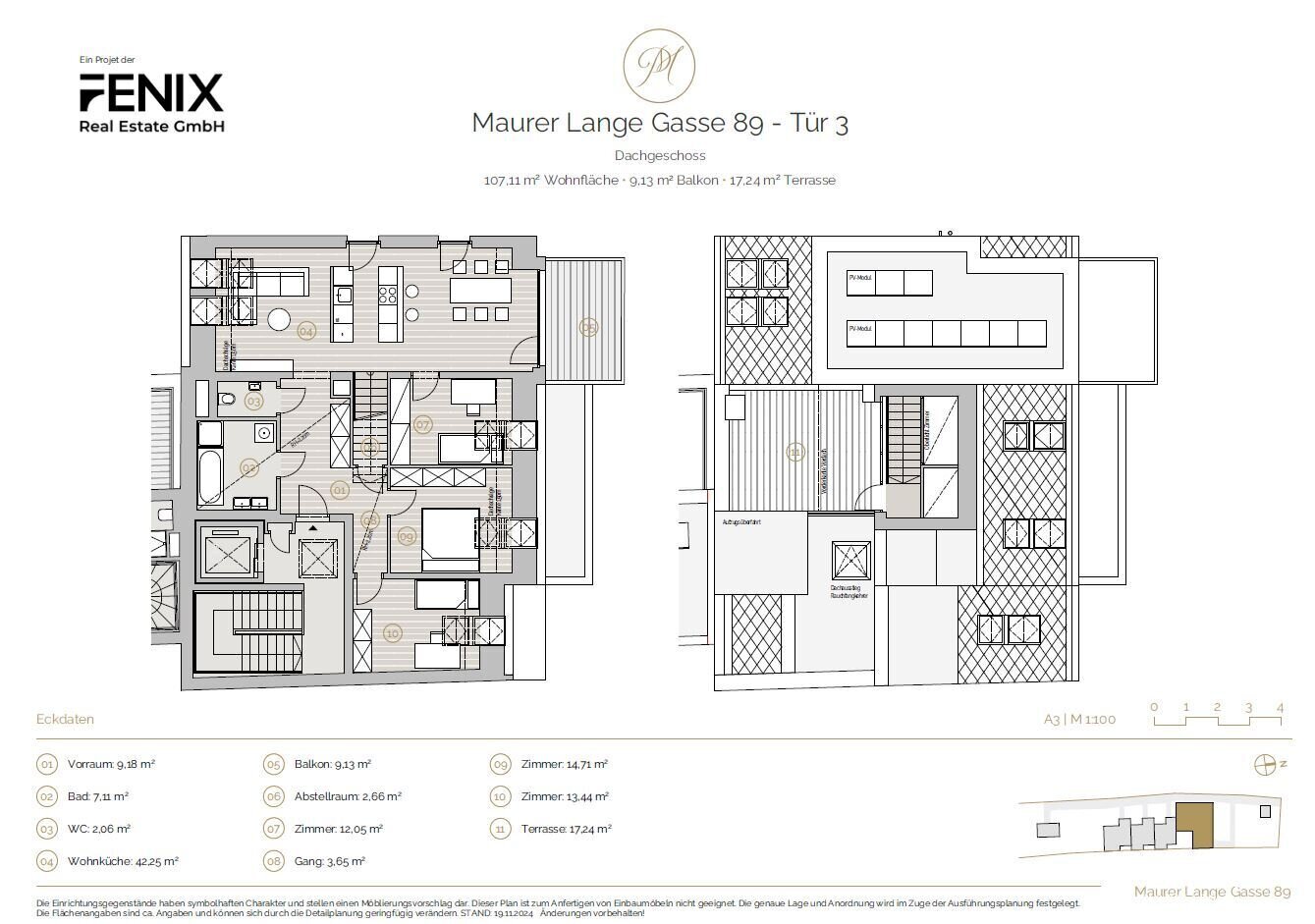 Wohnung zum Kauf 1.072.000 € 4 Zimmer 107,1 m²<br/>Wohnfläche 2.<br/>Geschoss Wien 1230