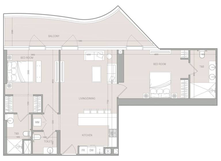 Wohnung zum Kauf provisionsfrei 614.014 € 3 Zimmer 112,2 m² Dubai 00000