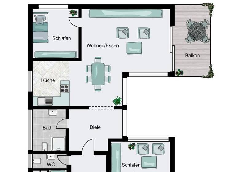 Wohnung zum Kauf 298.000 € 3 Zimmer 103 m² Bürgerfelde Oldenburg 26123