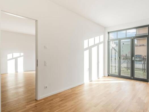 Wohnung zum Kauf - Neubau 360.000 € 2 Zimmer 46,6 m² EG frei ab sofort Erich-Arendt-Str. 3 Bornstedter Feld Potsdam 14469