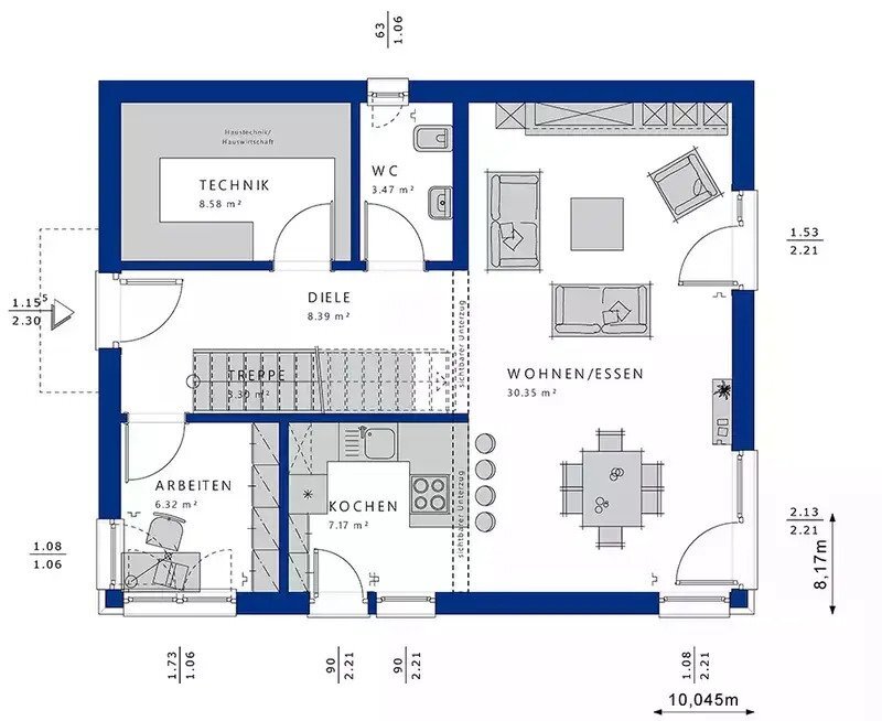 Haus zum Kauf 468.541 € 5 Zimmer 131 m²<br/>Wohnfläche 864 m²<br/>Grundstück Rödelmaier 97618