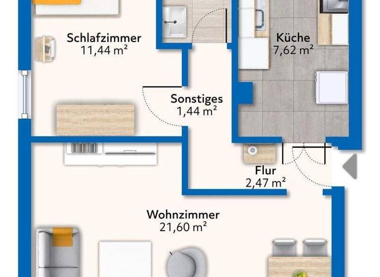 Bungalow zum Kauf 159.000 € 2 Zimmer 49 m² 192 m² Grundstück Stade 21680
