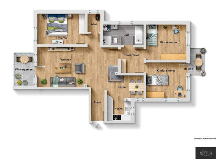 Wohnung zum Kauf 387.000 € 4 Zimmer 106,4 m² 1. Geschoss Schongau 86956