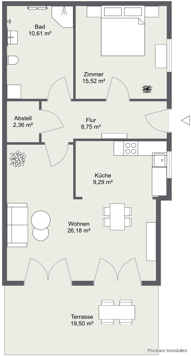 Wohnung zur Miete 1.254 € 2 Zimmer 78,4 m²<br/>Wohnfläche EG<br/>Geschoss Bergedorf Hamburg / Bergedorf 21029