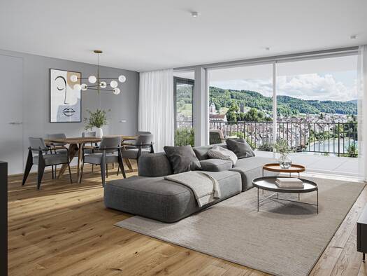Wohnung zum Kauf - Neubau provisionsfrei 895.000 € 4,5 Zimmer 152,6 m² 2. Geschoss frei ab sofort Säckinger Straße 9 Laufenburg Laufenburg (Baden) 79725