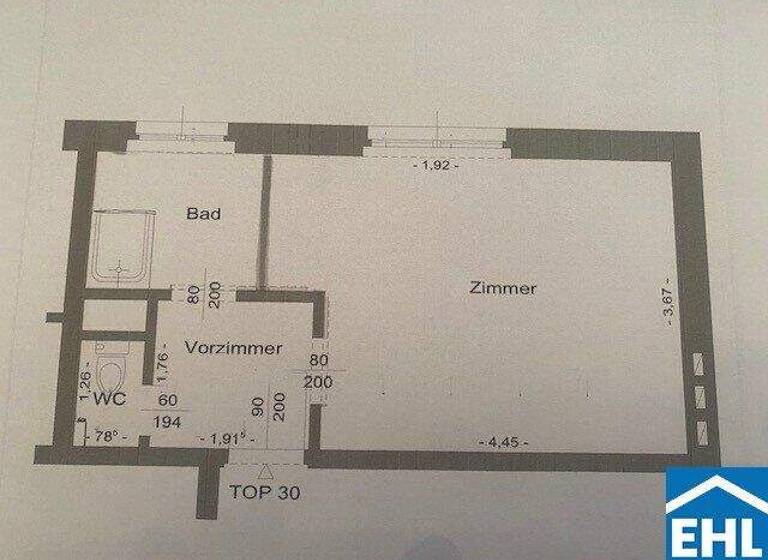 Studio zur Miete - Erstbezug 944 € 1 Zimmer 26,5 m² 6. Geschoss Walfischgasse Wien 1010