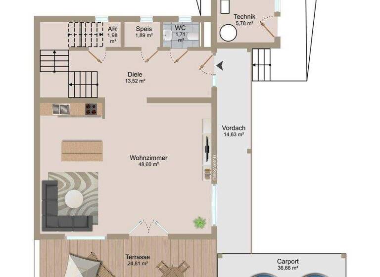 Doppelhaushälfte zum Kauf - Erstbezug 499.900 € 4 Zimmer 131,8 m² 498 m² Grundstück frei ab 01.03.2026 Maria Saal 9063