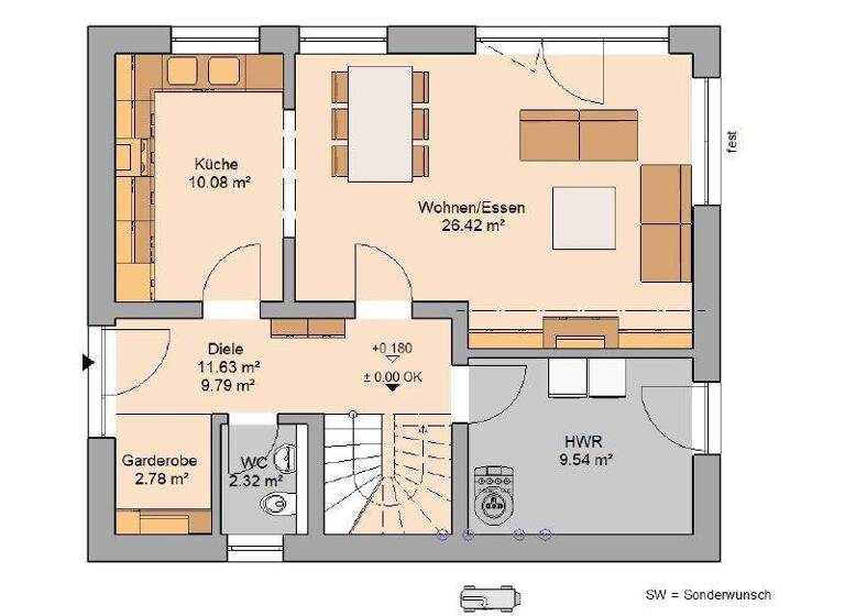 Einfamilienhaus zum Kauf provisionsfrei 354.900 € 4 Zimmer 121 m² 500 m² Grundstück Taura 09249