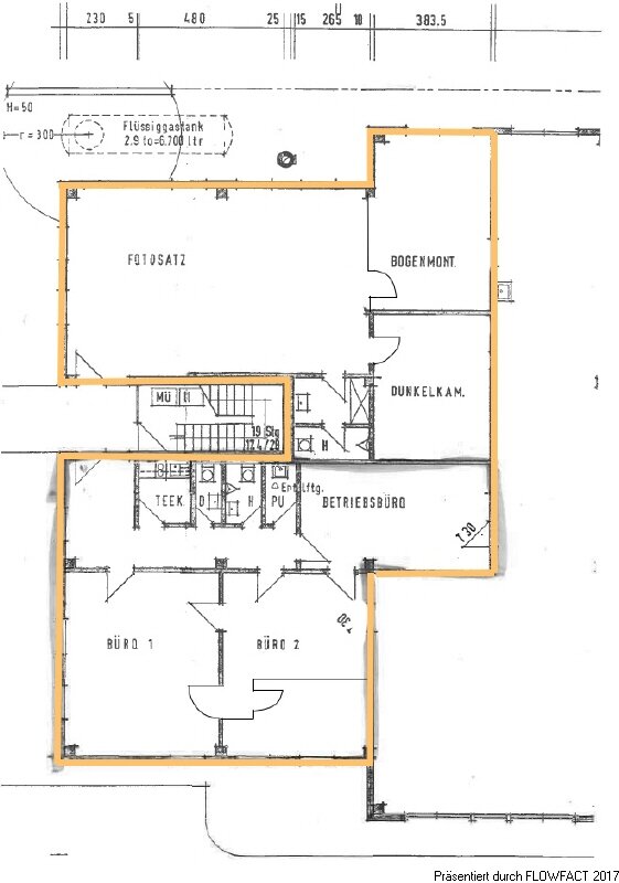 Bürofläche zur Miete 2.200 € 220 m²<br/>Bürofläche Durlach - Alt-Durlach Karlsruhe 76229